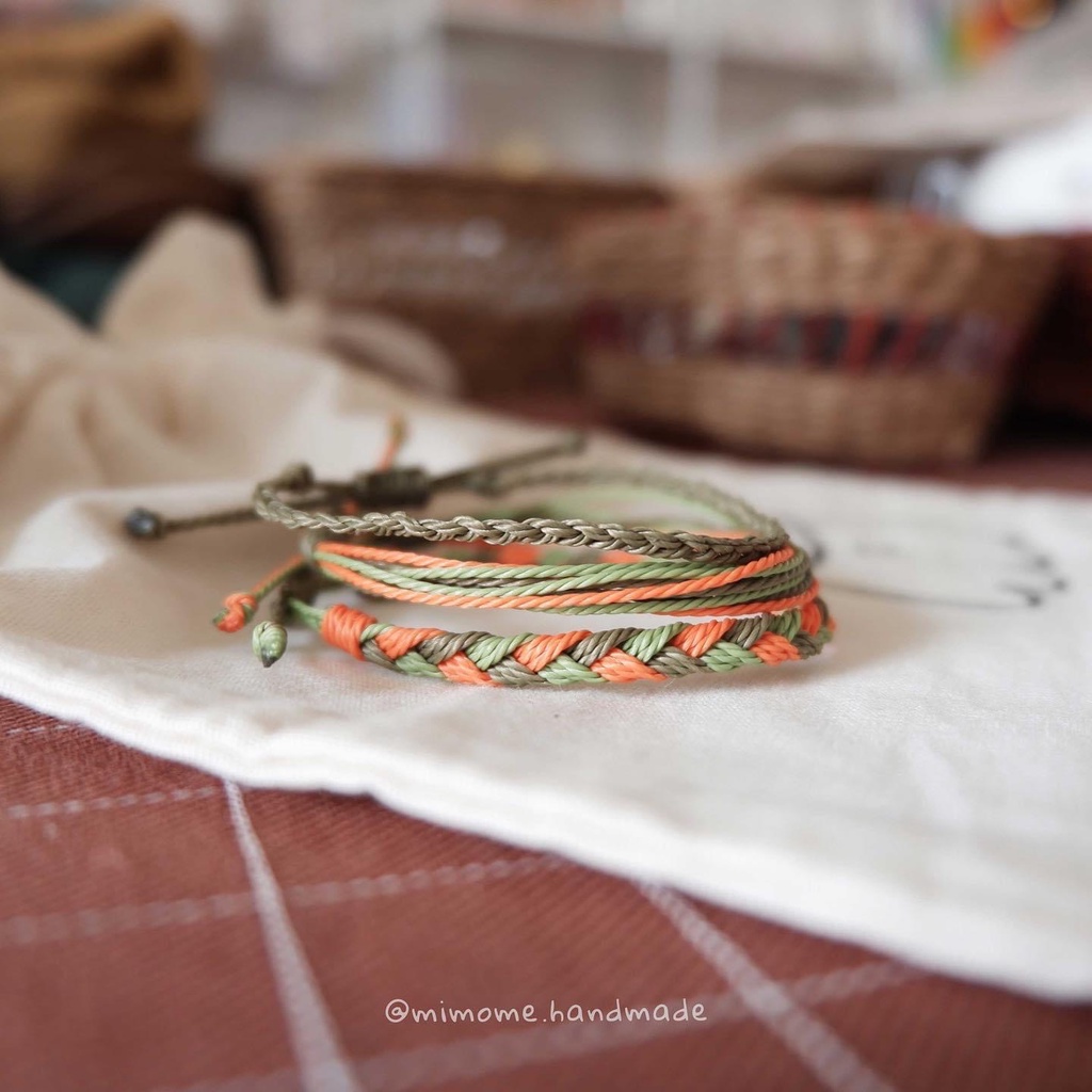 set waterproof rêu xanh lá cam