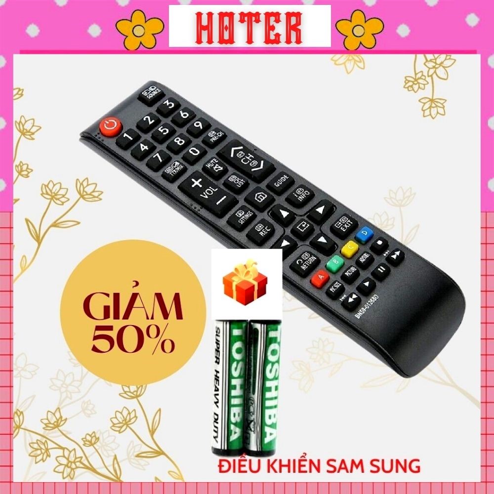 Remote điều khiển HOTER. Remote điều khiển tivi SAM SUNG 24 -> 49 inch. Bảo hành 12 tháng
