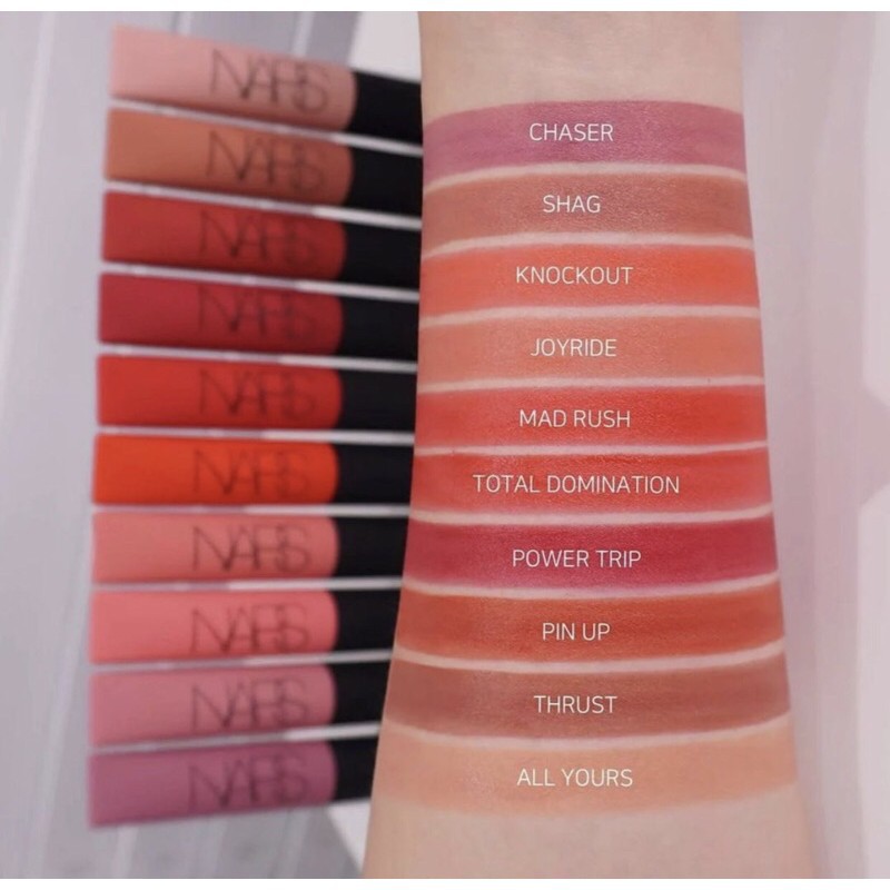 Son kem NARS Air Matte Lip Color Bunny Beauty hàng đủ Bill