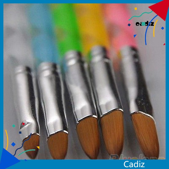 [Hàng mới về] Bộ 5 Cọ Vẽ Trang Trí Móng Tay UV 3D Thiết Kế Acrylic