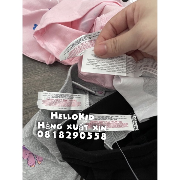 B295 - Bộ áo thun kèm quần legging hoạt hình bé gái