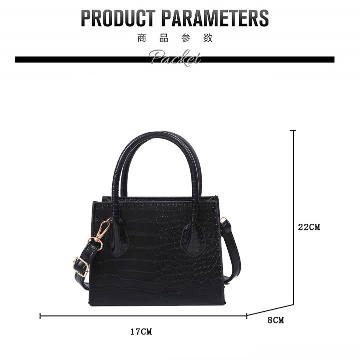 Túi Đeo Vai Hình Vuông Nhỏ Thiết Kế Đơn Giản Đa Năng Và Thời Trang Mới