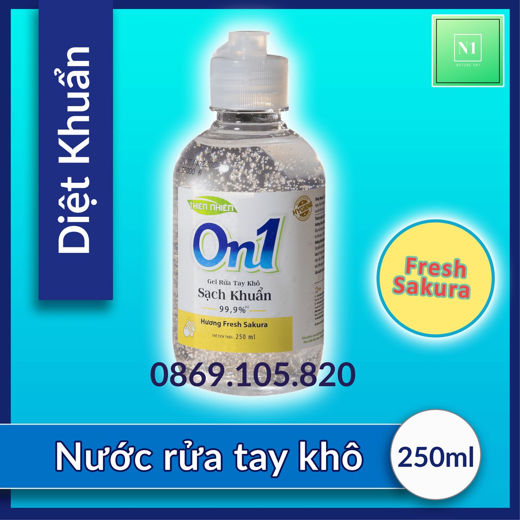 [GIÁ NHÀ MÁY]💥Gel rửa tay khô diệt khuẩn 99,9% On1 250ml - LIXCO Tập đoàn hóa chất Việt Nam [On 1] | BigBuy360 - bigbuy360.vn