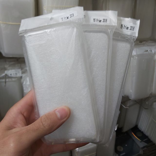 Combo 3 Ốp lưng Silicon trong suốt huawei y6 prime 2018
