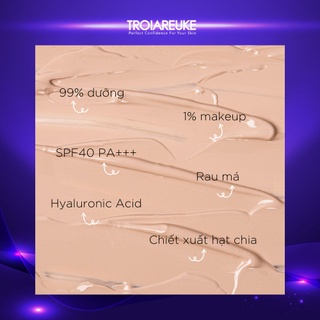 TROIAREUKE - Kem nền dưỡng da Troiareuke BB  H+ Cream 15ml