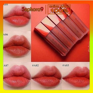 Son kem Hàn Quốc Black Rouge Air Fit Velvet Tint A01-A07 lì và mịn môi