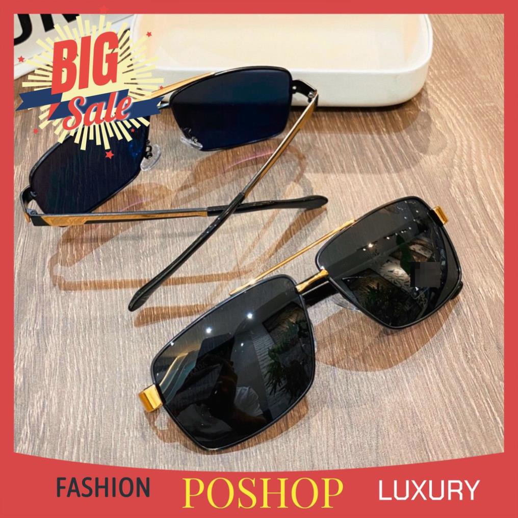 MẮT KÍNH NAM KIỂU VUÔNG CAO CẤP 8712 Tròng POLAROID chống uv400 chống chói CỰC MEN THỜI THƯỢNG | BigBuy360 - bigbuy360.vn