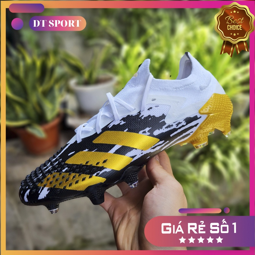 Giày Bóng Đá Sân Cỏ Tự Nhiên Predator Mutator 20.1 FG Super Architect Black-Ora, Giày Đá Banh Nam