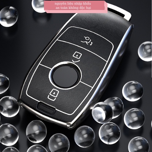 Ốp bảo vệ chìa khóa Mercedes-Benz Class C,E,S Cao Cấp - Vỏ Bọc Khóa Mercedes C200 , E200 Cao Cấp