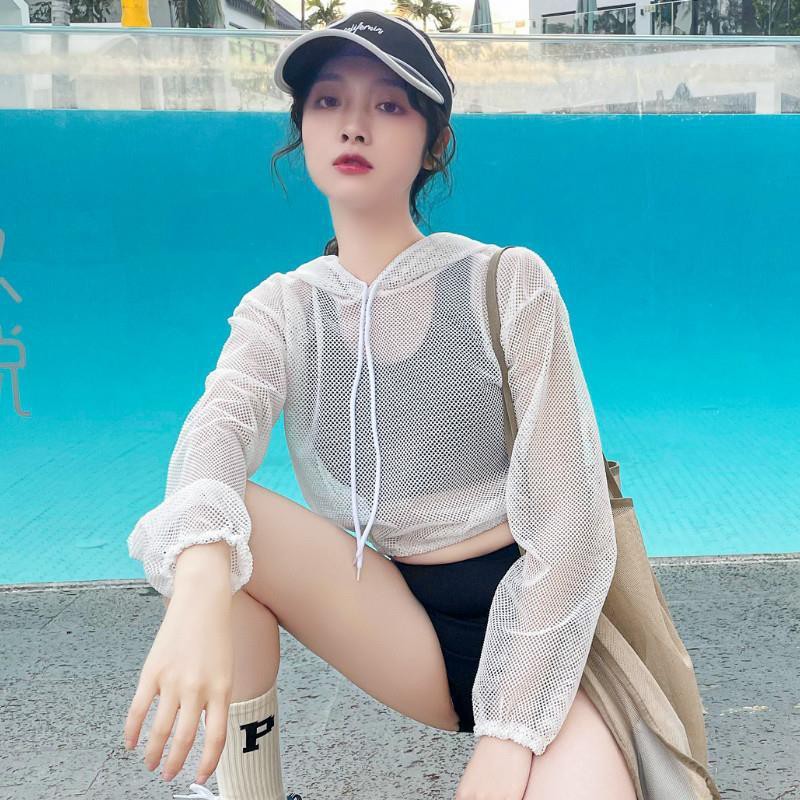 Bộ Đồ Bơi Thể Thao Ba Mảnh Phong Cách Hàn Quốc Dành Cho Nữ 2021 | BigBuy360 - bigbuy360.vn