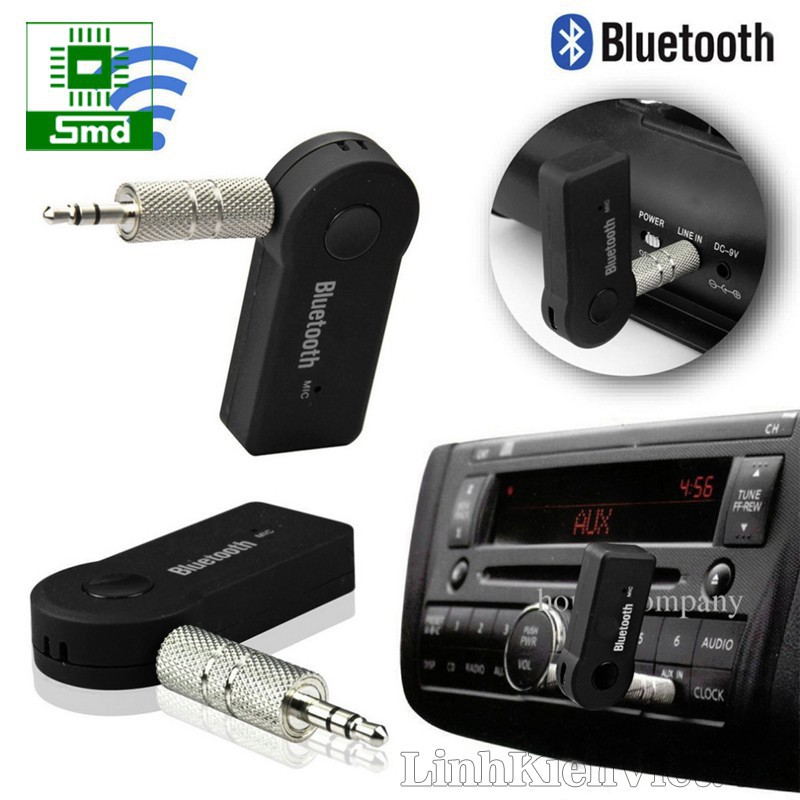 Bộ thu Bluetooth Audio 4.0 kèm pin (1 nút nhấn)