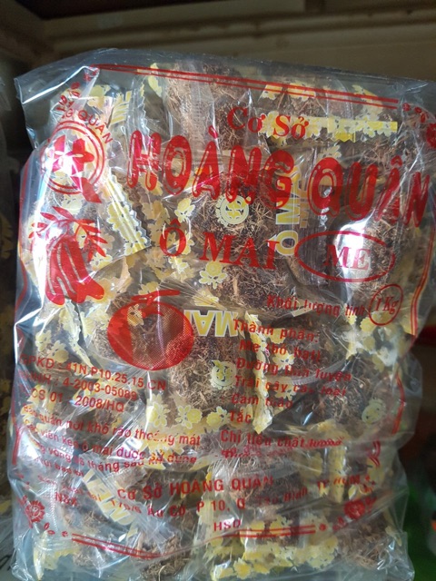 Ô mai me cam thảo loại 1 xuất khẩu hiệu  Hoàng Quân - date 2024