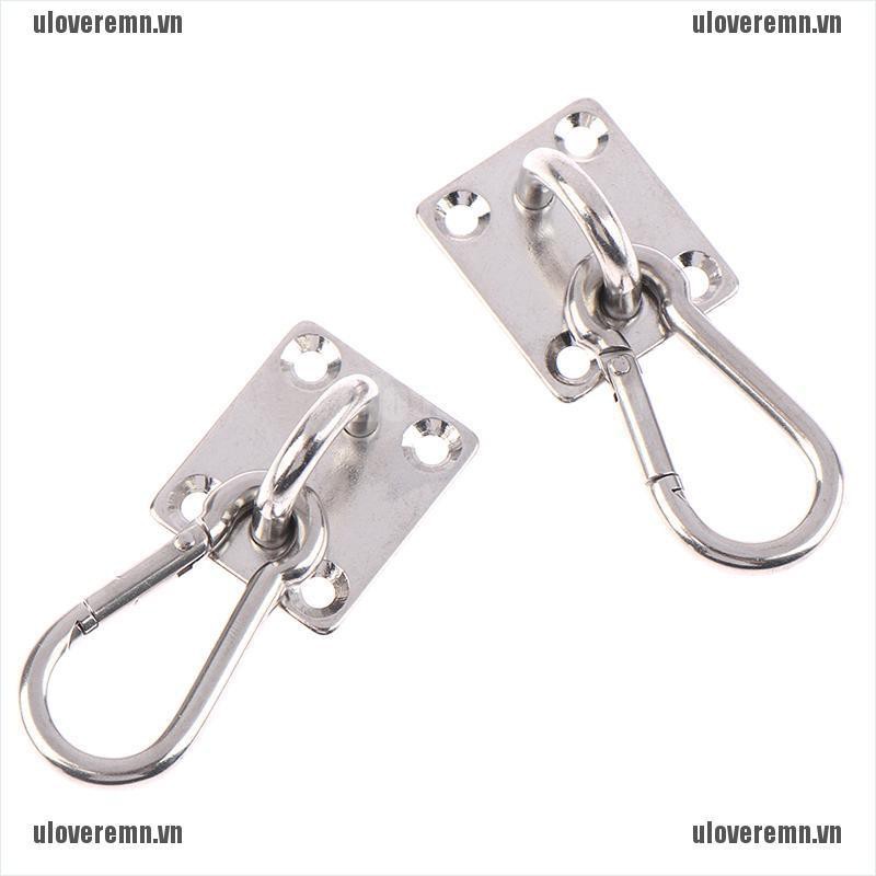 Set 2 Móc Treo Võng Đa Năng Hình Chữ U Bằng Thép Không Gỉ