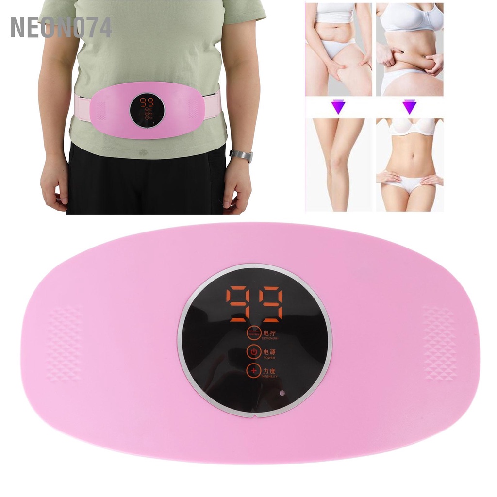 Neon074 Máy giảm béo bụng Massage đốt cháy chất thúc đẩy phân hủy có thể sạc lại