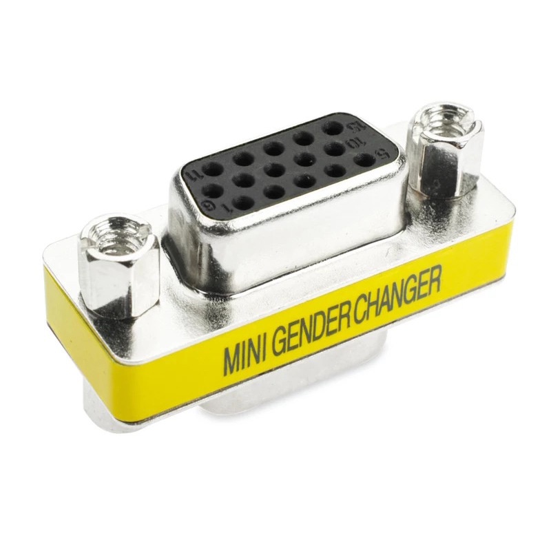 Đầu nối vga-vga, nối dài dây vga 2 đầu âm - Female to Female - Hàng chất lượng