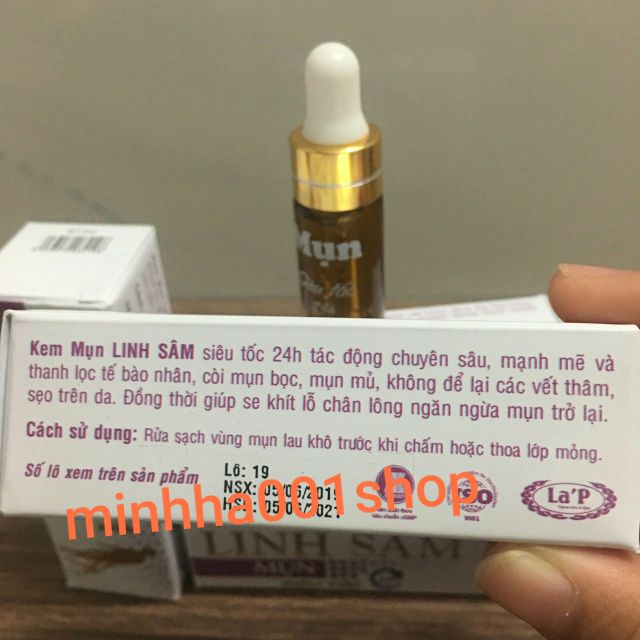 Kem sạch mụn siêu tốc Linh Sâm
