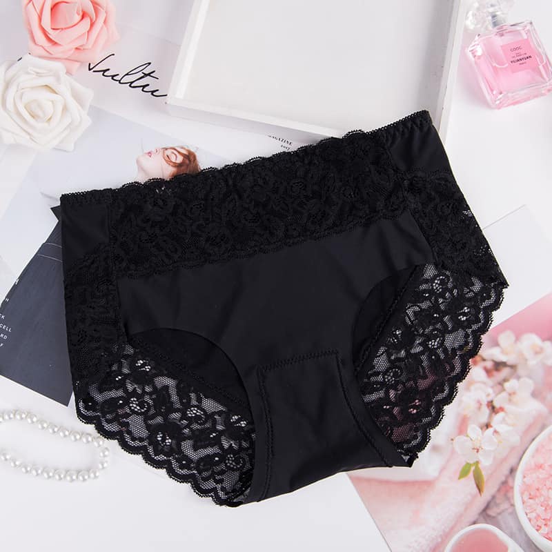 Quần lót su ren cạp cao mềm mịn quần chip đúc su from to kháng khuẩn | BigBuy360 - bigbuy360.vn