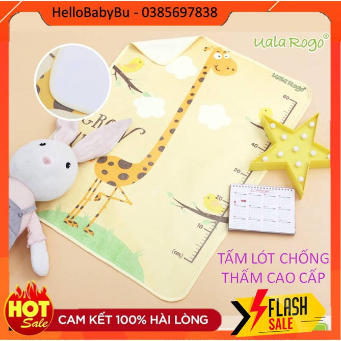 [Uala&amp;rogo] Tấm Lót Chống Thấm Hình Hoạt Hình Siêu Xịn (60x80cm) 9987 - 9985