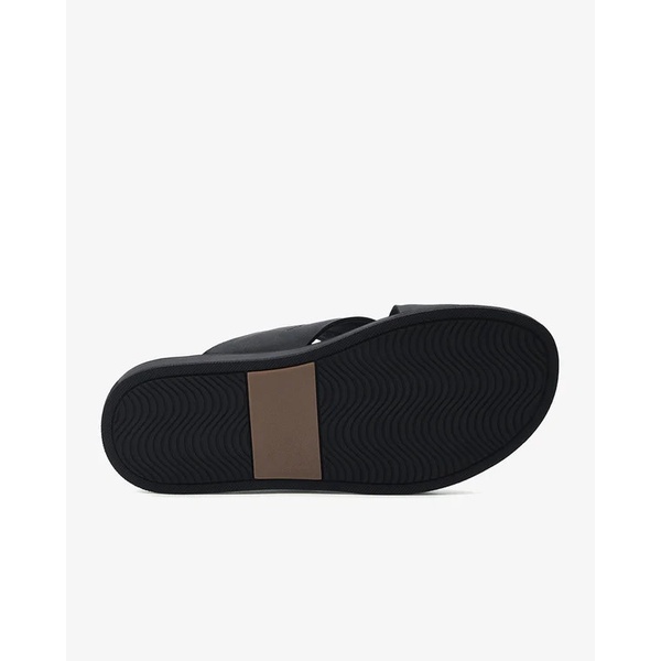 Dép quai ngang Nam Đông Hải thiết kế quai chéo thời trang đế cao su nguyên khối chống trượt 3cm - D3107