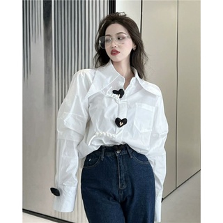 [ORDER TAOBAO] ÁO SƠ MI ĐÍNH TIM CÁCH ĐIỆU