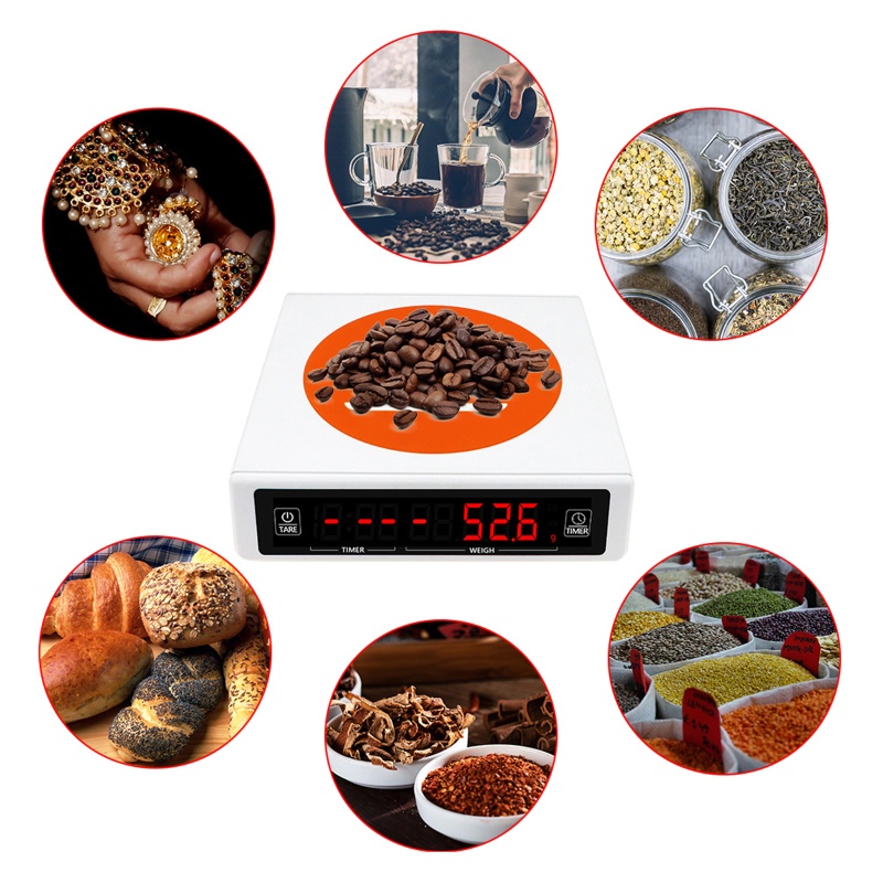 Bộ Cà Phê Màn Hình Cảm Ứng LCD Độ Chính Xác Cao