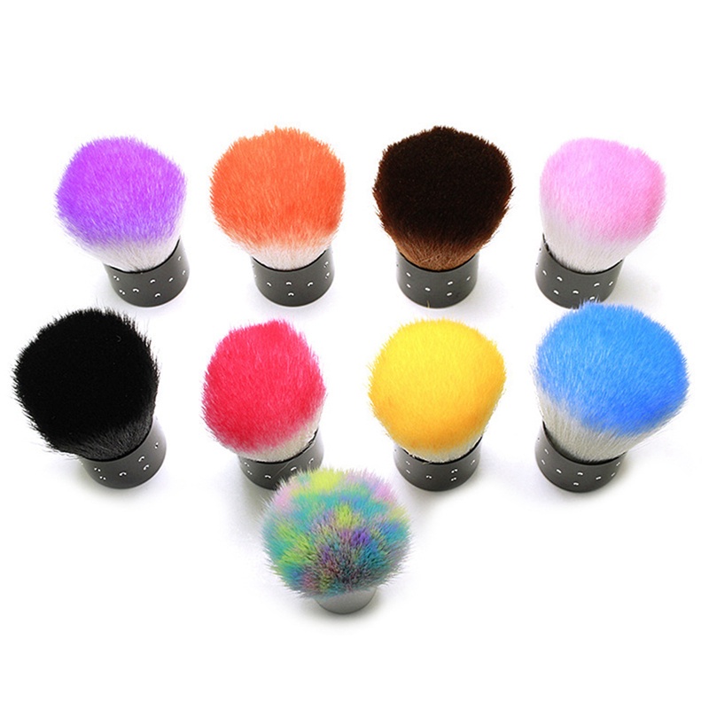 [Hàng mới về] Cọ tròn quét bụi móng tay chất liệu nylon