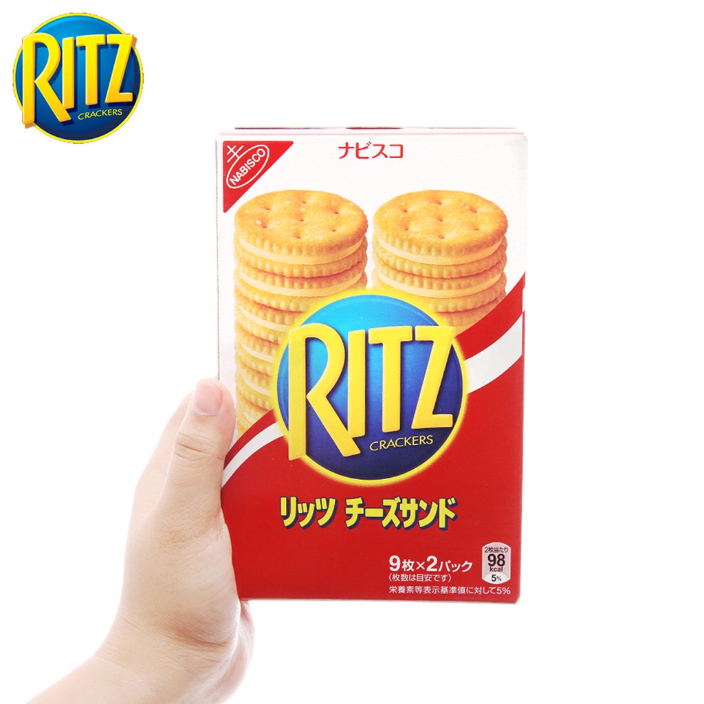 BÁNH QUY KẸP KEM PHÔ MAI CHEESE CRACKERS RITZ