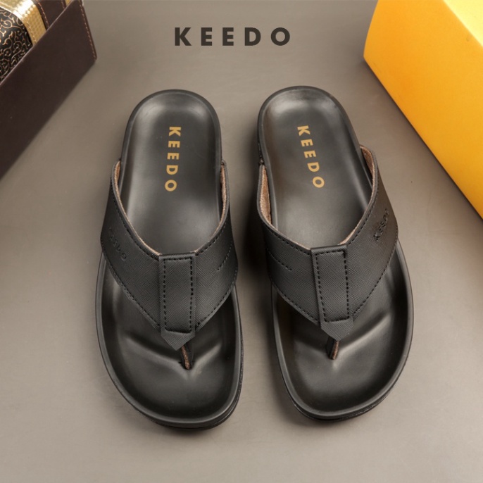 Dép xỏ ngón nam hàng hiệu KEEDO TN6121, Mẫu mới hàng đẹp siêu bền