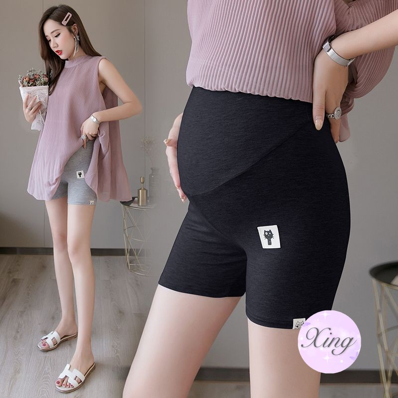 Quần Short Lưng Cao Chống Chói Thời Trang Cao Cấp Dành Cho Bà Bầu