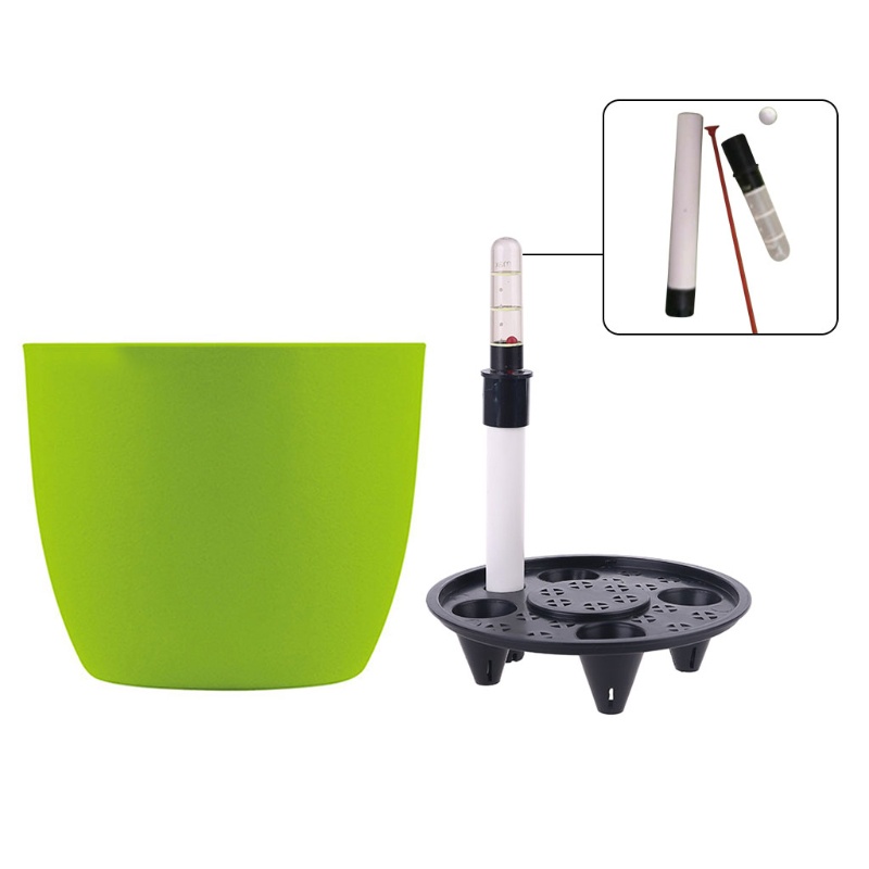 Chậu Trồng Cây Tự Tưới Nước Bằng PP Kích Thước 6 X 5 ''