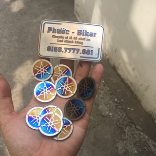 Logo Yamaha Titan xịn phay 3D cực sắc nét
