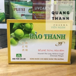 Viên ngậm bảo thanh không đường hộp 4 vỉ-hỗ trợ viêm họng, viêm phế quản, viêm phổi