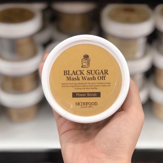 Mặt Nạ Đường Đen Skinfood Black Sugar Mask Wash Off