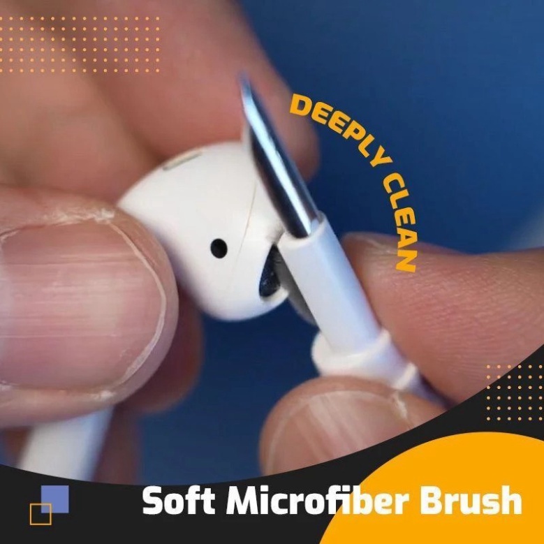 Bộ Dụng Cụ Vệ Sinh Tai Nghe Kèm Cọ Vệ Sinh Dành Cho Airpods / JBL / xiaomi / Baseus /realme /Samsung ILY