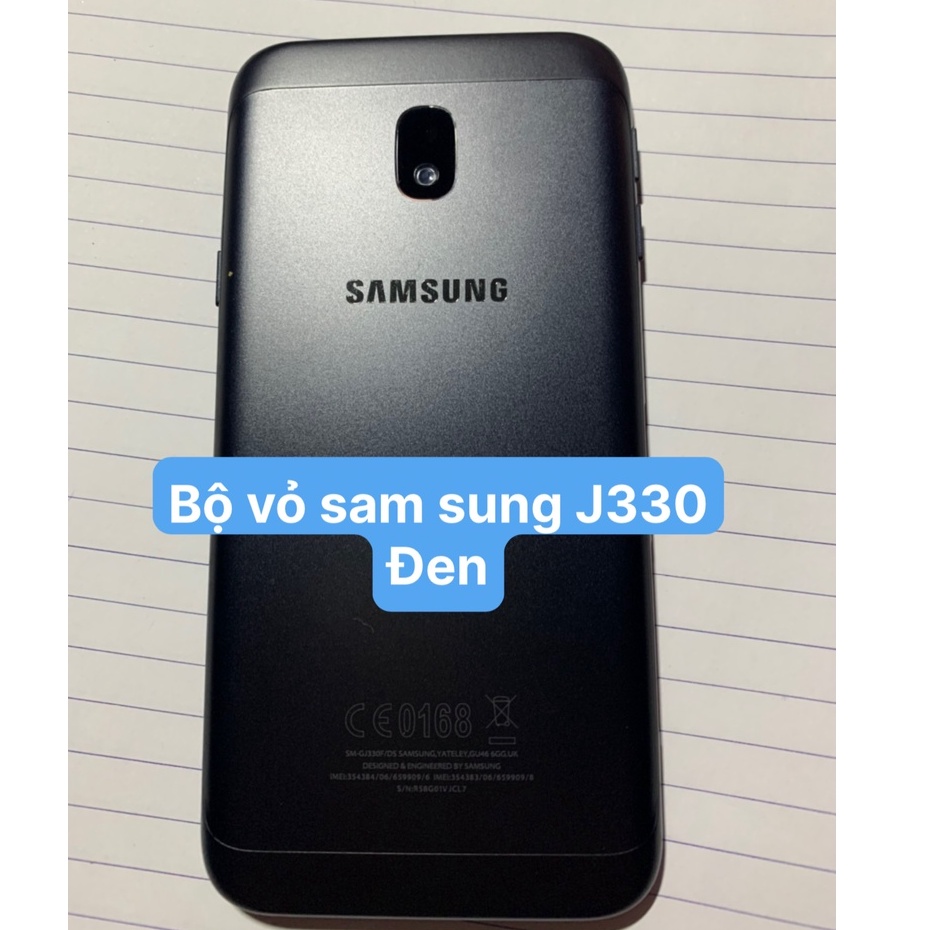 Bộ vỏ Sam sung J330 / J3pro Gồm sườn, lưng phím bấm âm lượng và nguồn