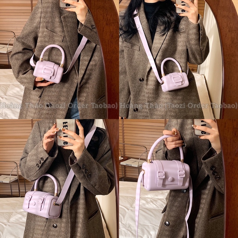 Túi hộp quai xách đeo chéo 2 size túi mini và size trung thiết kế mới nhiều màu chọn lựa ♥️
