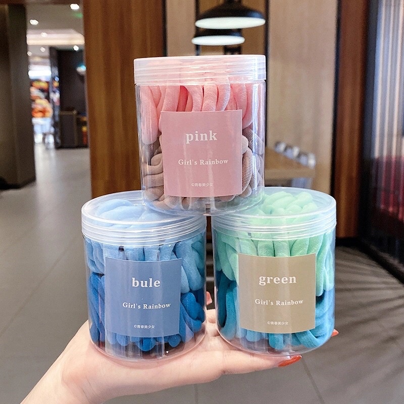 Set hộp 50 chun mầu sắc