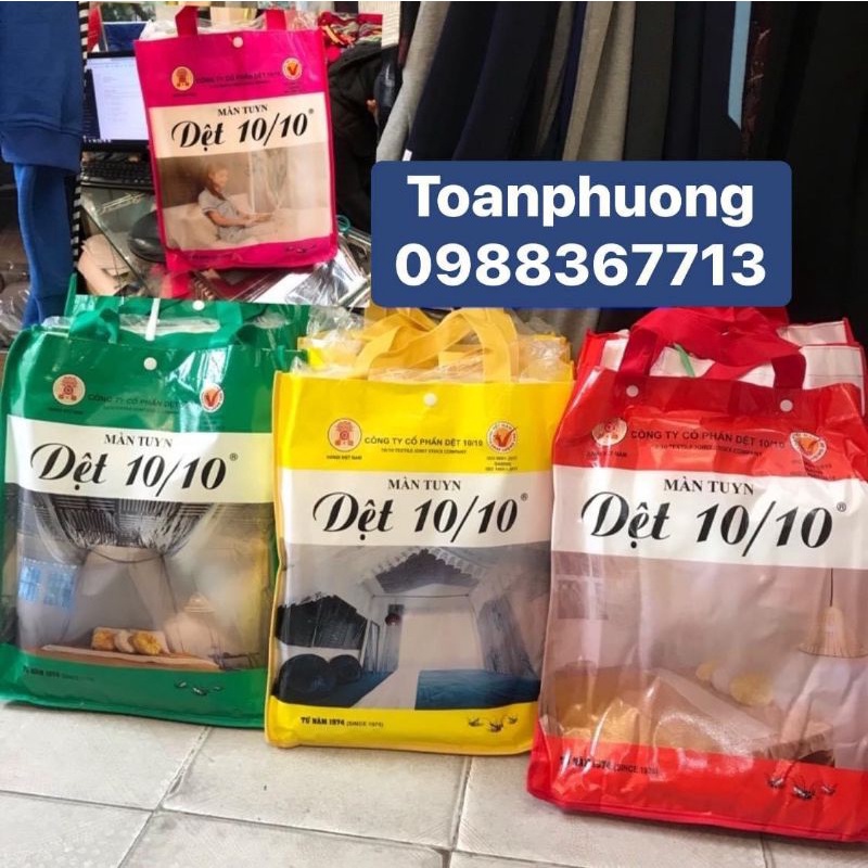 Màn tuyn trắng nhà máy Dệt 10/10 chính hãng
