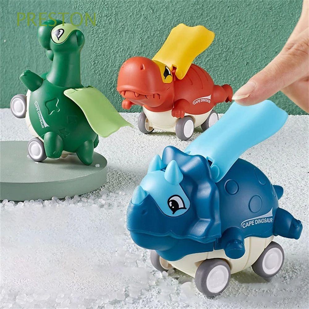 Bộ Đồ Chơi Mô Hình Xe Hơi Khủng Long Mini 4 Màu Dành Cho Bé Trai