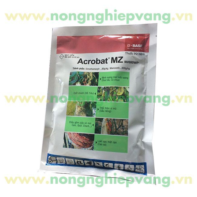 Thuốc Trừ Bệnh Sương Mai, Thối Thân, Xì Mủ ACROBAT MZ (gói 100gr)