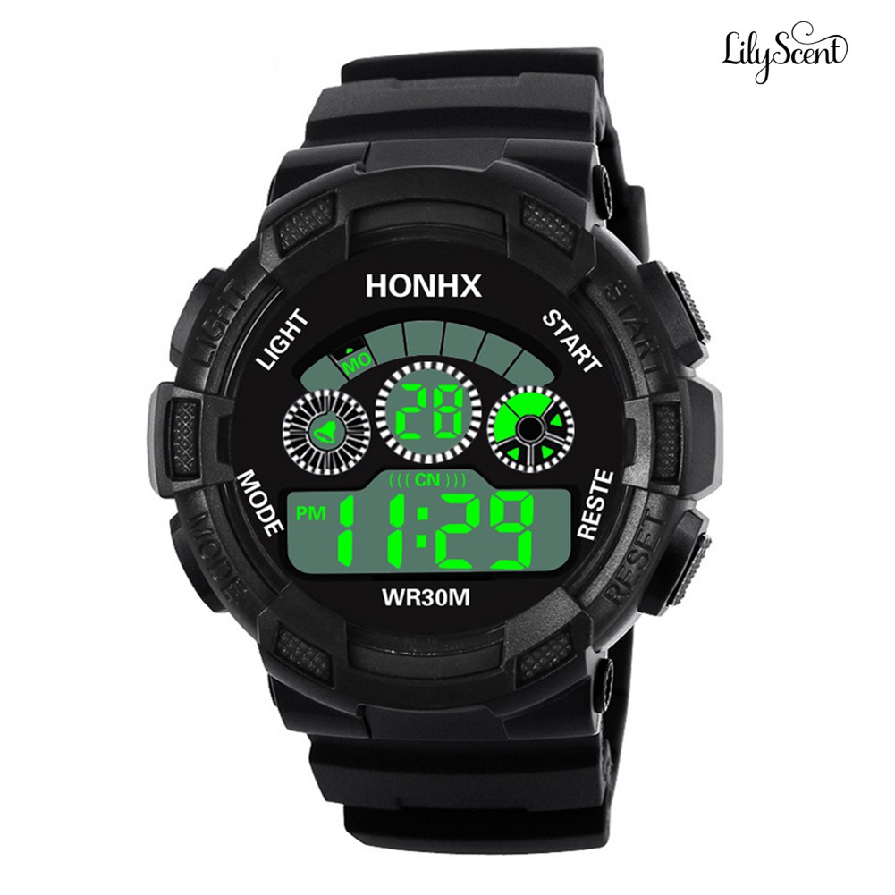 Đồng Hồ Điện Tử Họa Tiết Rằn Ri Thời Trang Cho Nam