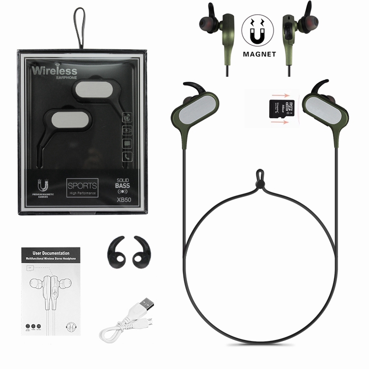 Tai Nghe Kết Nối Bluetooth V4.2 + Edr Hỗ Trợ Thẻ Nhớ Tf / Sd