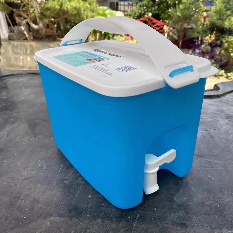 Bình Nước Tupperware 3,1L Có Vòi Để Ngăn Mát Tủ Lạnh - Đựng Nước Lọc, Trái Cây