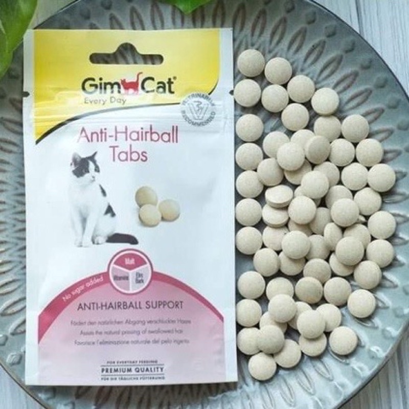 [ 40g ] Viên Nhai Tiêu Búi Lông Gimcat Malt Tabs Cho Mèo