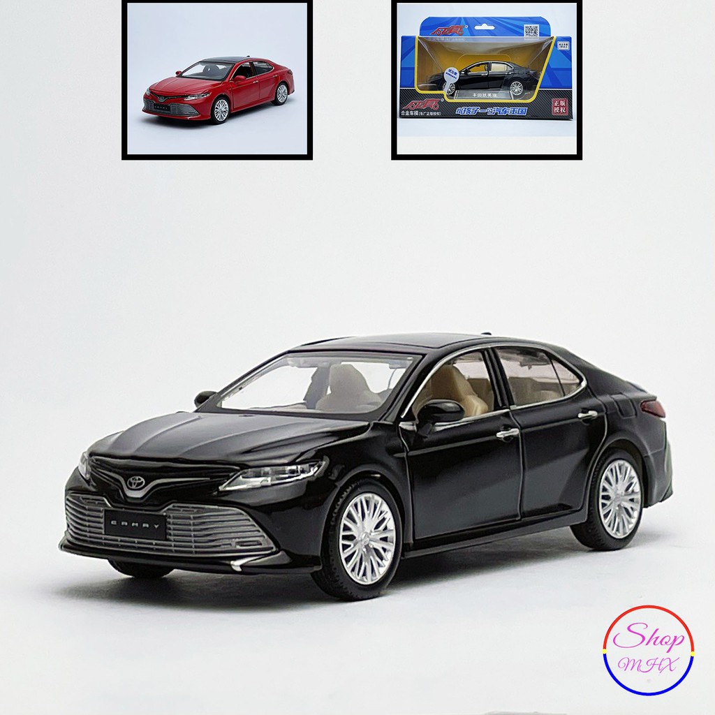 Xe mô hình sắt Toyota Camry 2.5 TẶNG KÈM BIỂN SỐ tỉ lệ 1:32