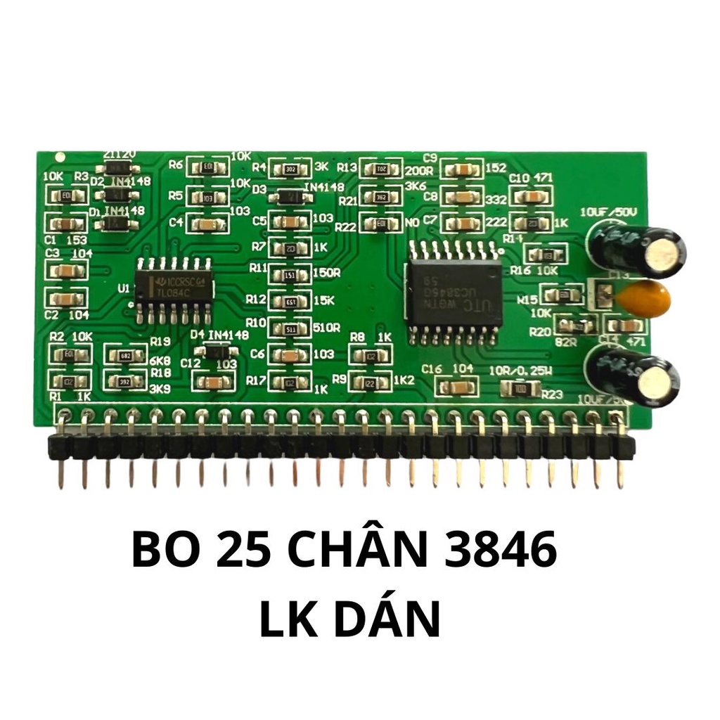 Bo mạch tạo xung máy hàn 25 chân dùng ic 084/3846, bo mạch máy hàn các loại