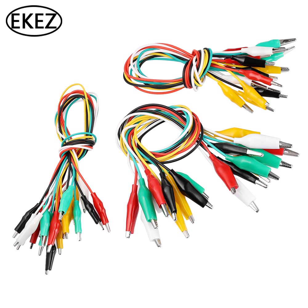 EKEZ Dây Kẹp Cá Sấu 10PCS 28MM 35MM 45MM dài 50CM Thử Điện