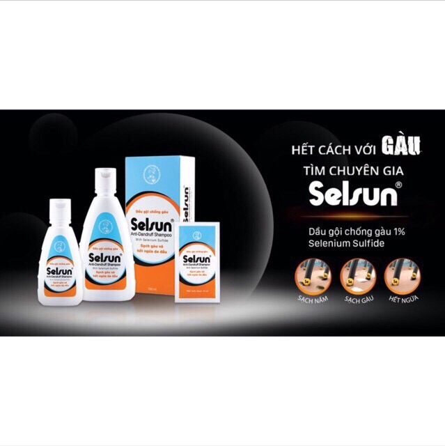 Dầu gội chống gàu Selsun