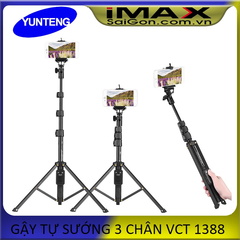 Gậy tự sướng 3 chân Yunteng VCT-1388