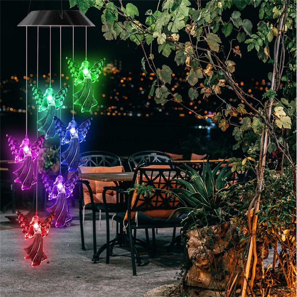 NICKOLAS Chuông Gió Hình Thiên Thần Lãng Mạn Nhiều Màu Sắc Siêu Bền